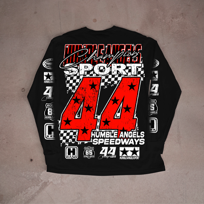 Humble Angels Racing LS Tee Red